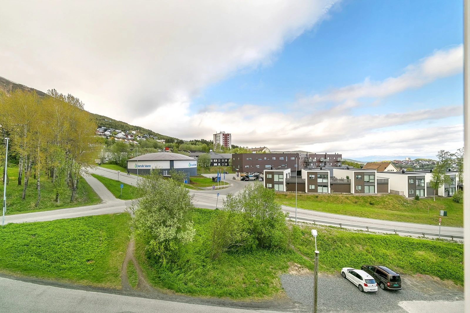 Utsikt fra balkong Galleribilde