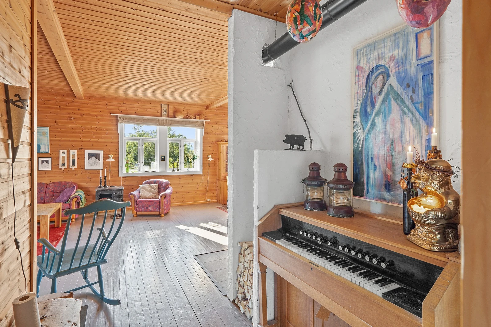 Orgel fra skoletiden medfølger Galleribilde