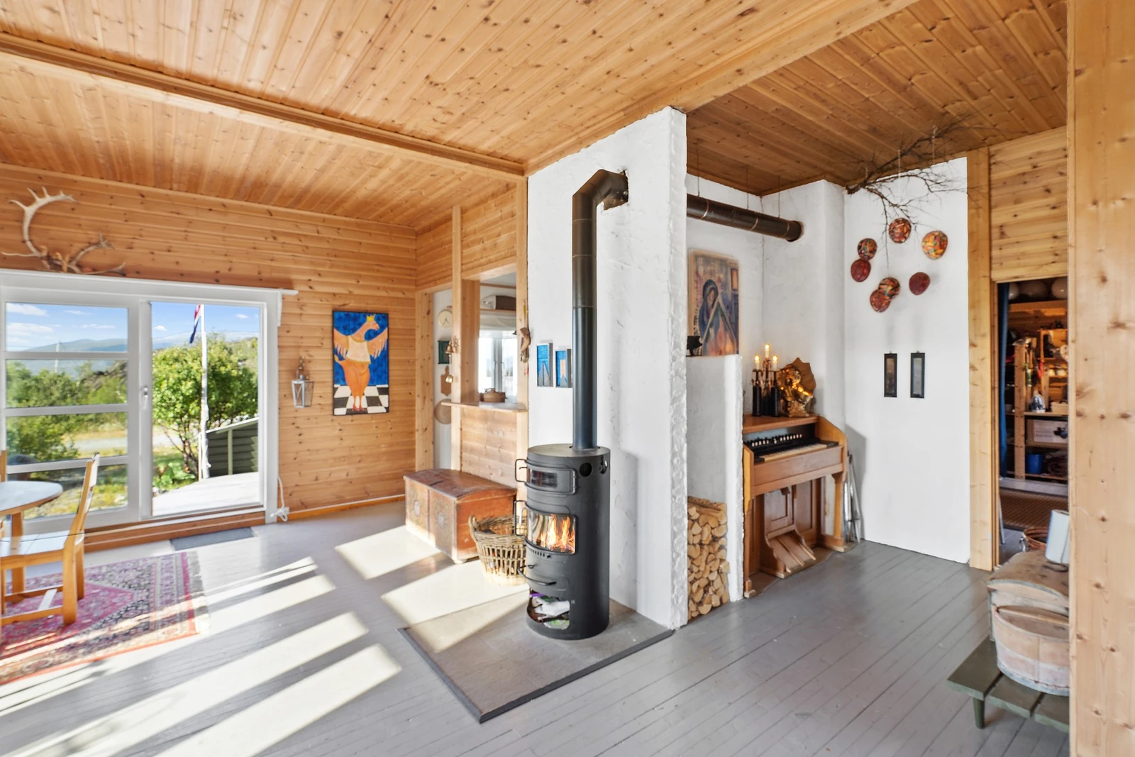 Vedovn for hygge og varme Galleribilde