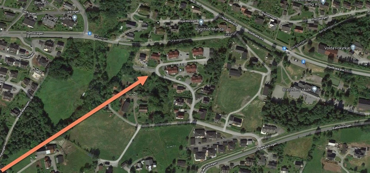 Flott beliggenheit i skjerma område. Galleribilde