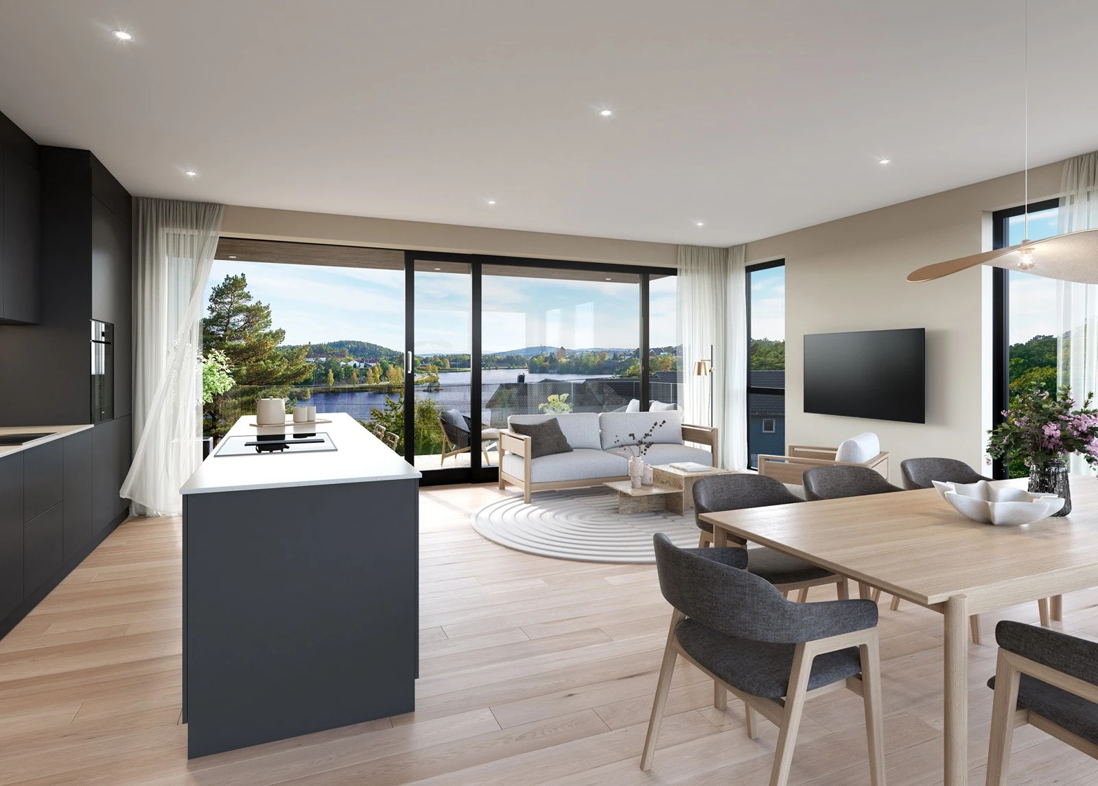 Stuen i bolig A Galleribilde