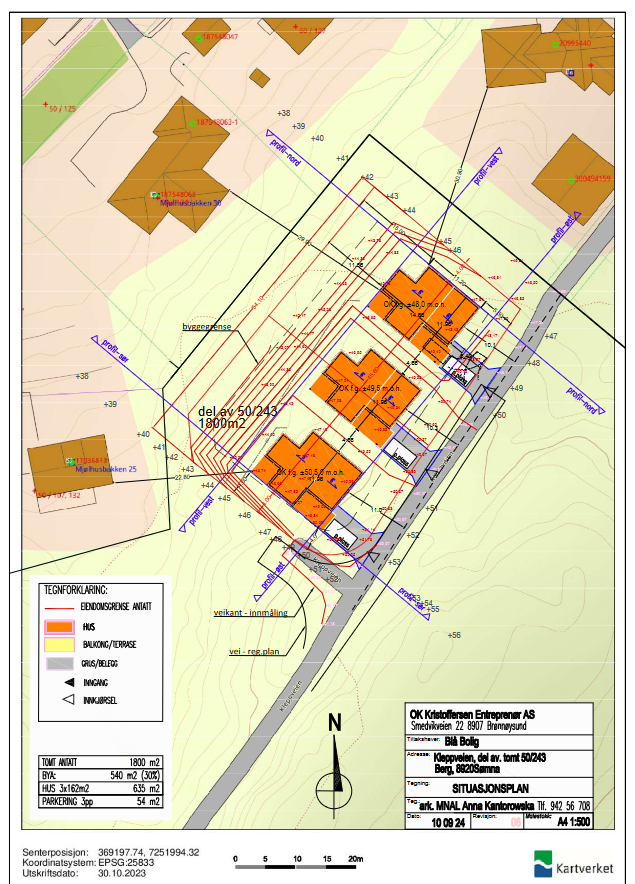Situasjonsplan Galleribilde