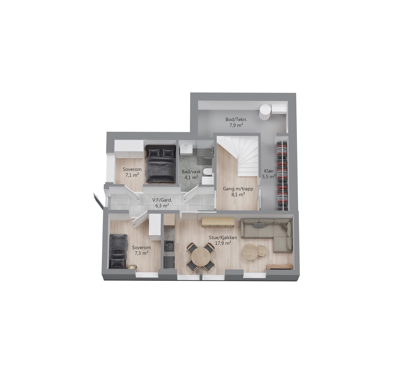 Underetasje Galleribilde