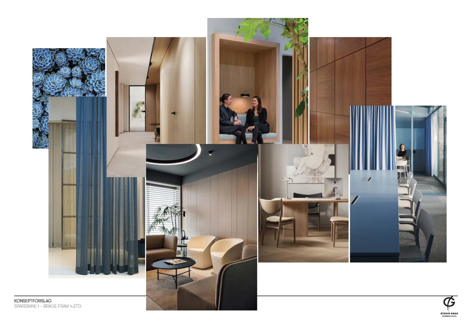 Interiørkonsept for et lokale i bygget. Galleribilde