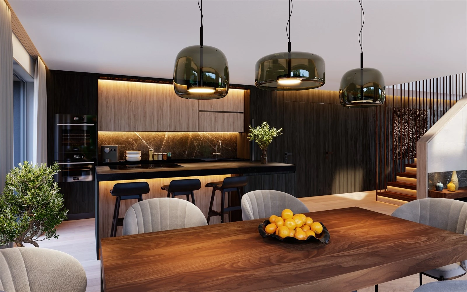 llustrasjonsbilde - Kun ment for å danne et bilde av hvordan huset på tomten kan oppleves - Avvik kan forekomme. Galleribilde