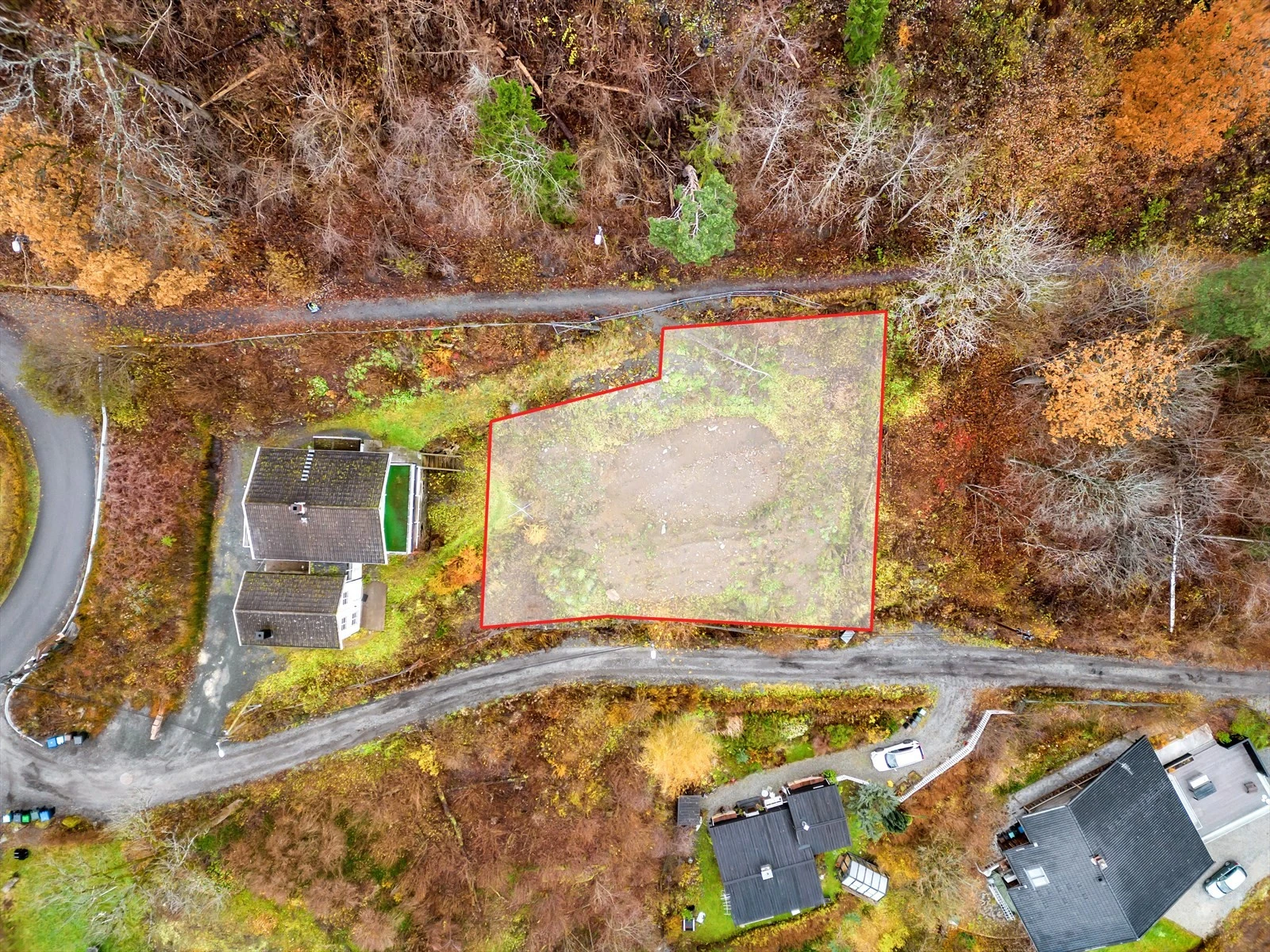 Ca. tomtegrenser. Galleribilde