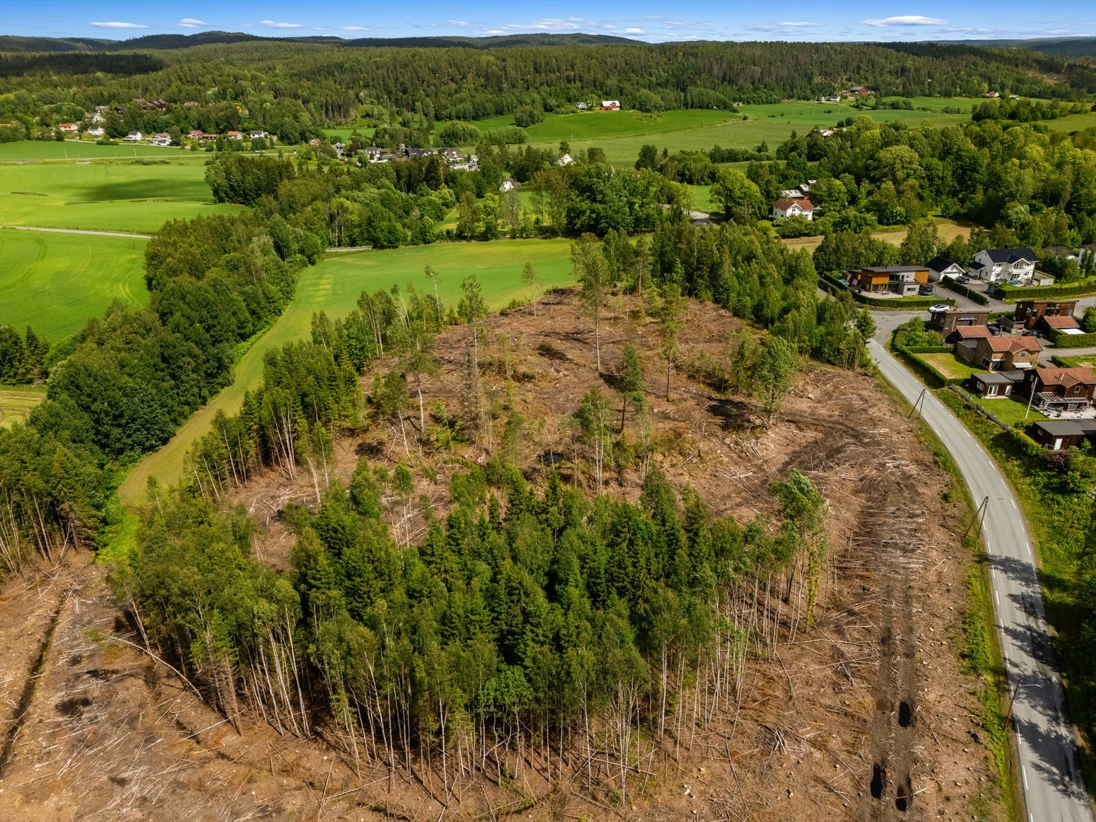 Dronefoto Galleribilde