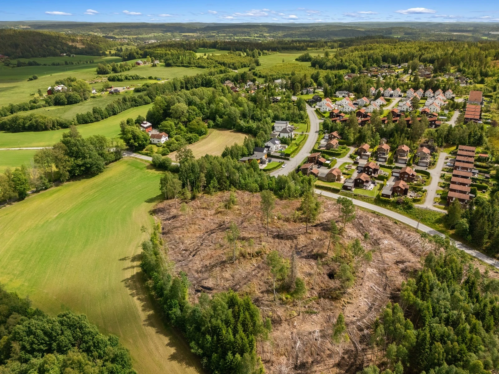 Dronefoto Galleribilde