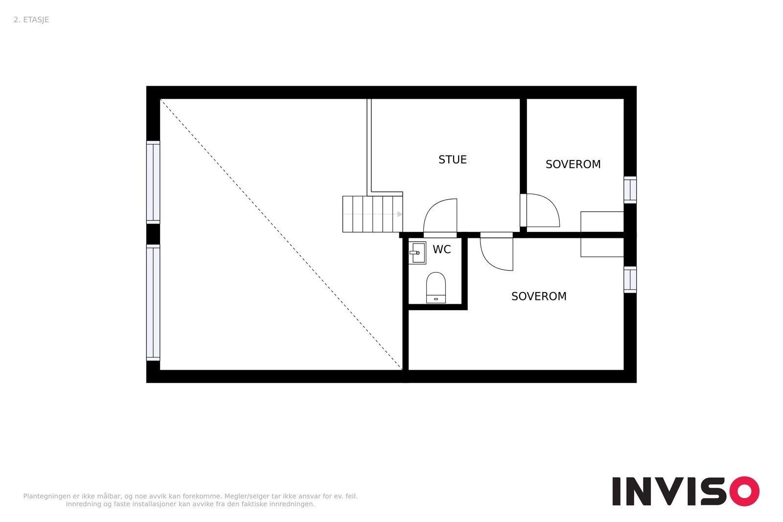Plantegning 2. etg Galleribilde