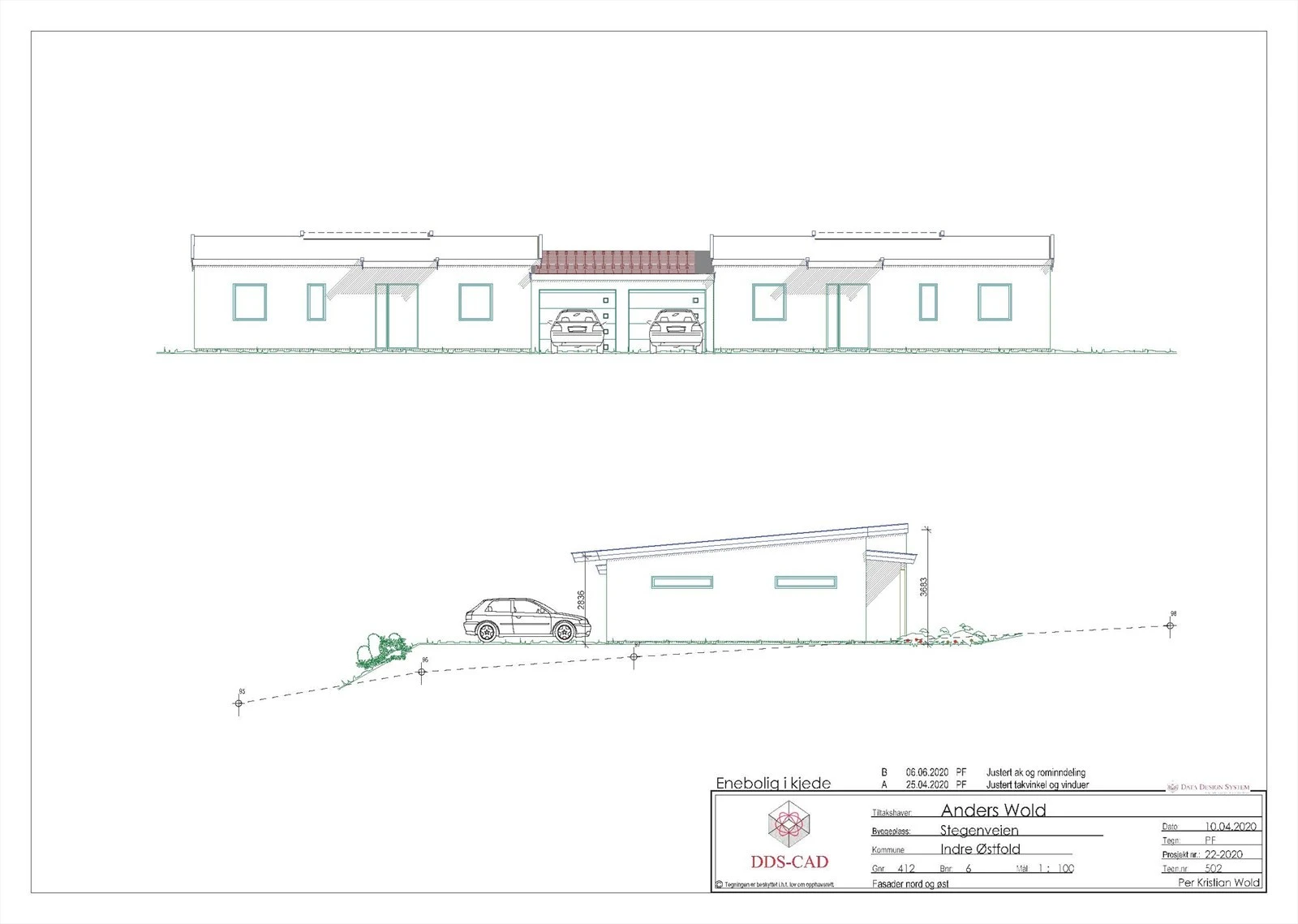 Stegenveien 124 - fasade nord og øst komp.jpg Galleribilde
