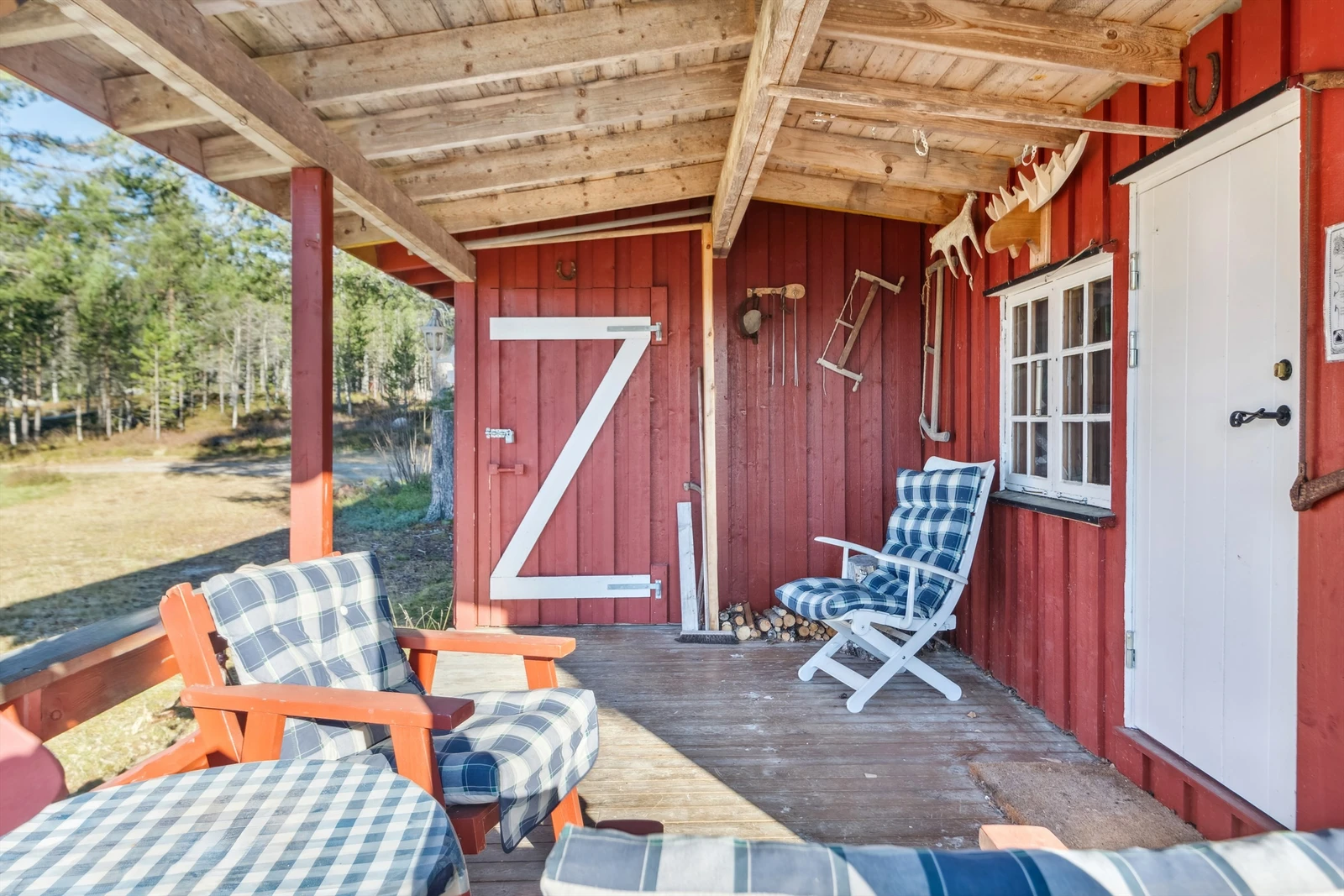 Annekset er et hyggelig "krypinn" for gjester. Galleribilde