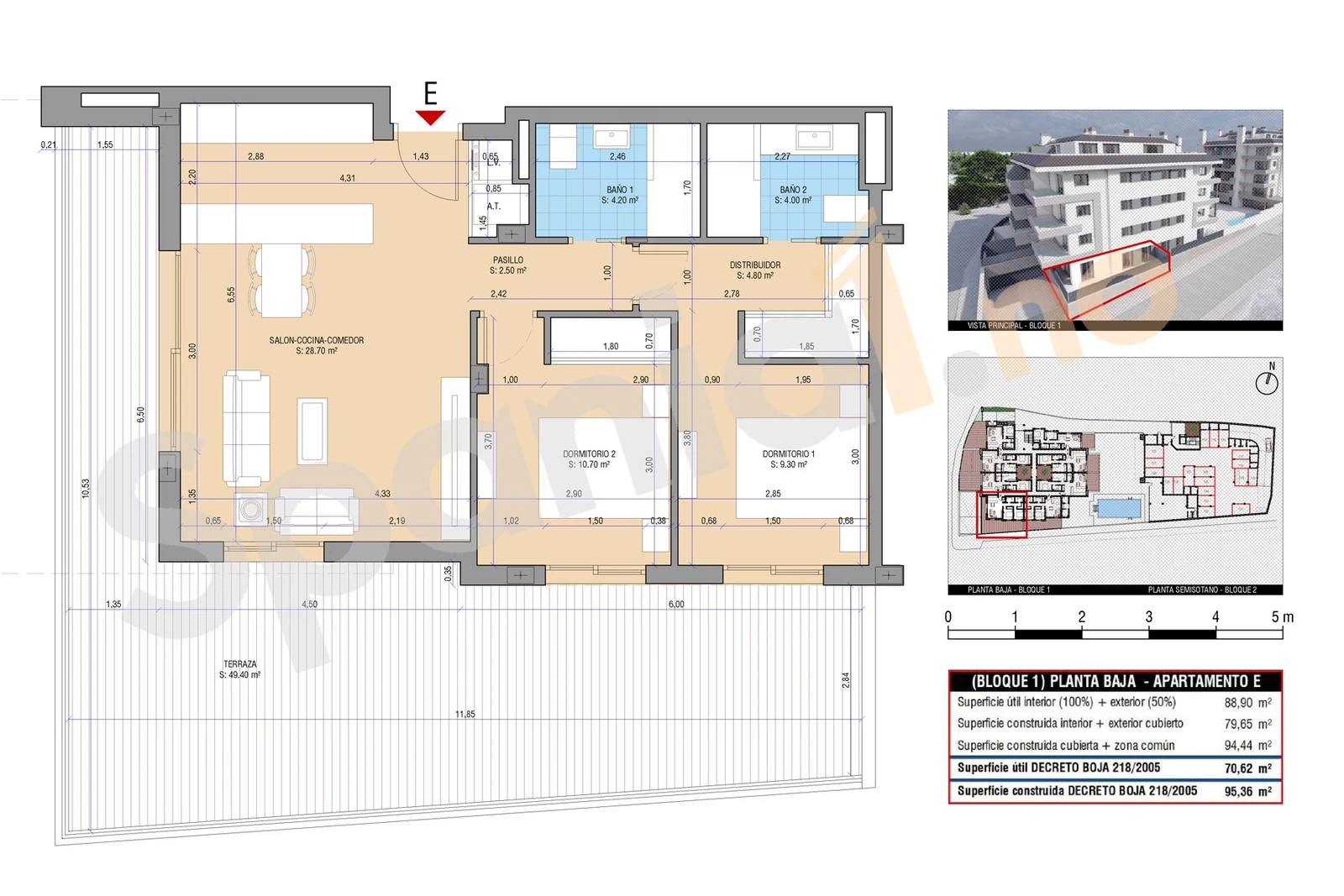 Plantegning leilighet Galleribilde