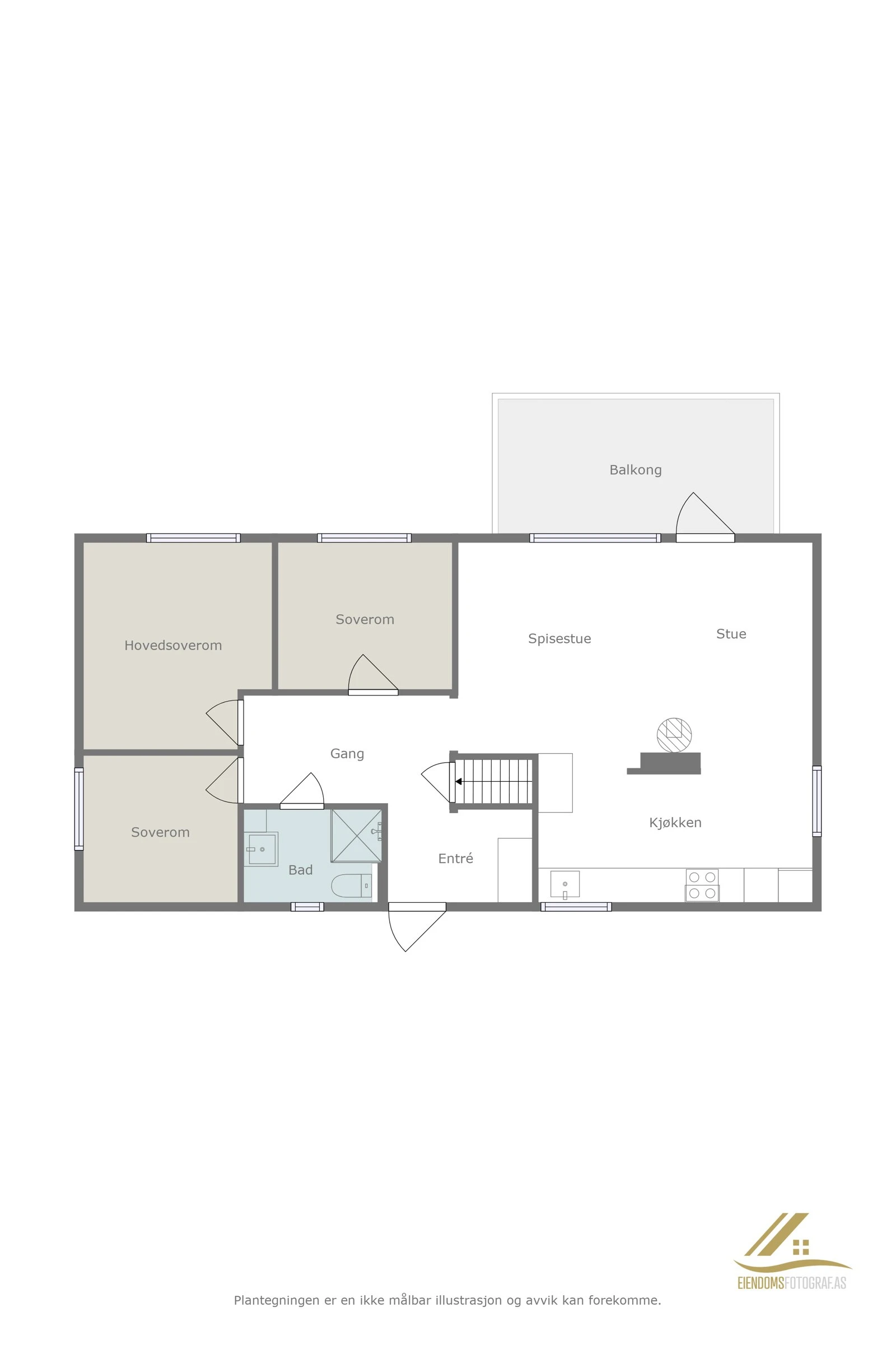 Plantegning Galleribilde