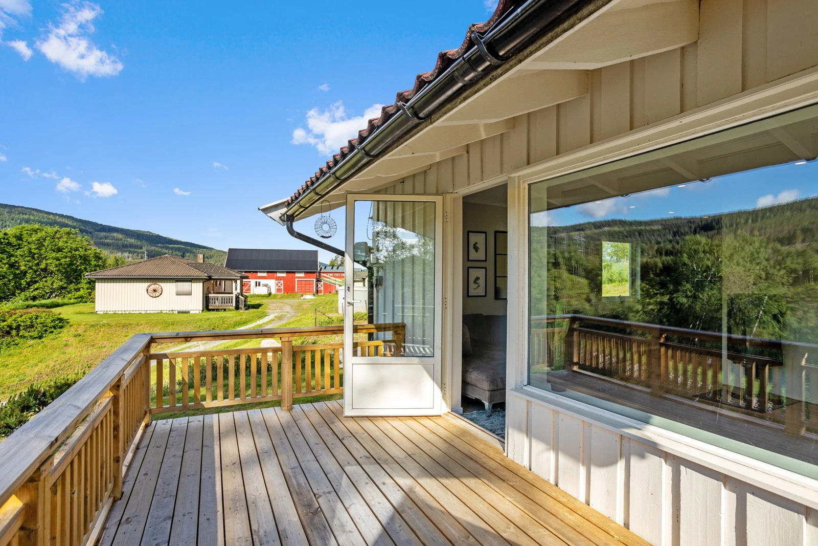 Stor terraase Galleribilde