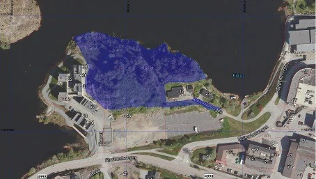 Klæret tomteområde Galleribilde