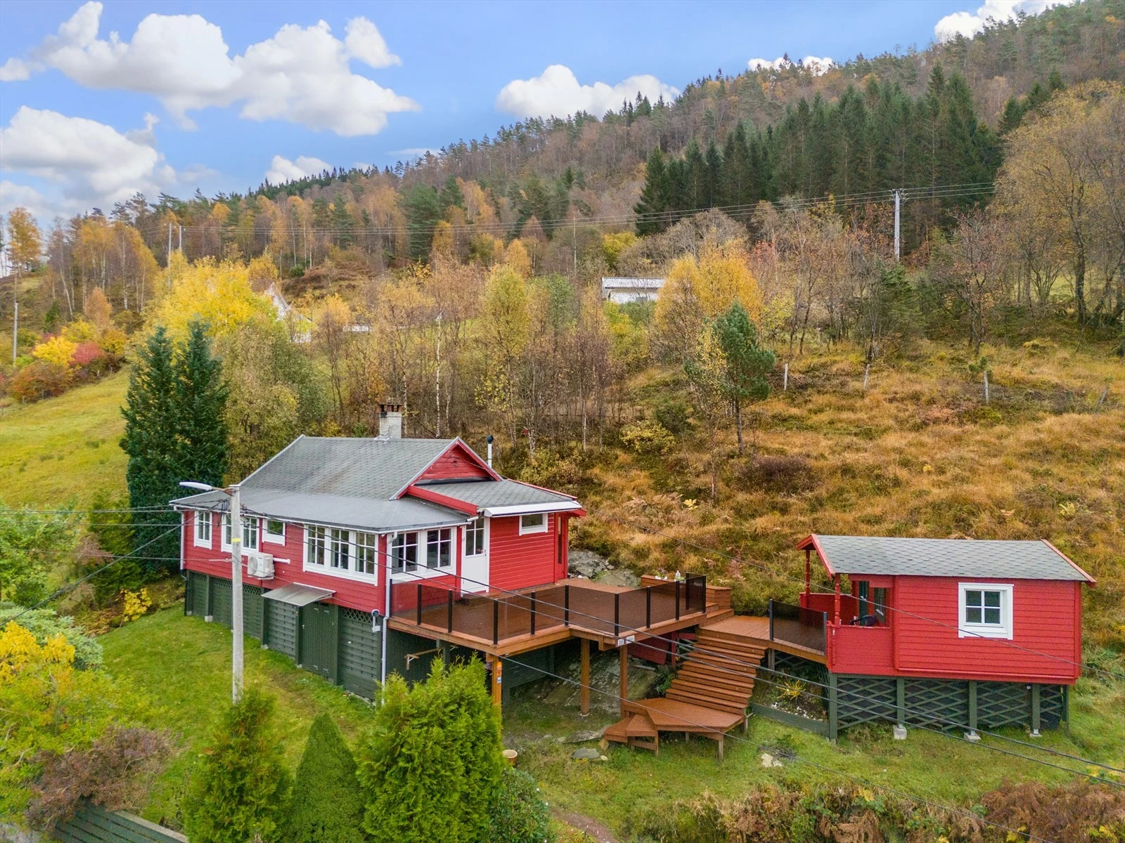 Hytten er godt vedlikeholdt og har ett nyere anneks. Galleribilde