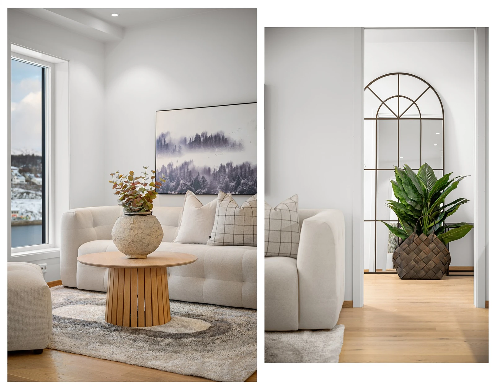 Leiligheten har gjennomførte og kvalitetsbevisste innredninger og løsninger Galleribilde