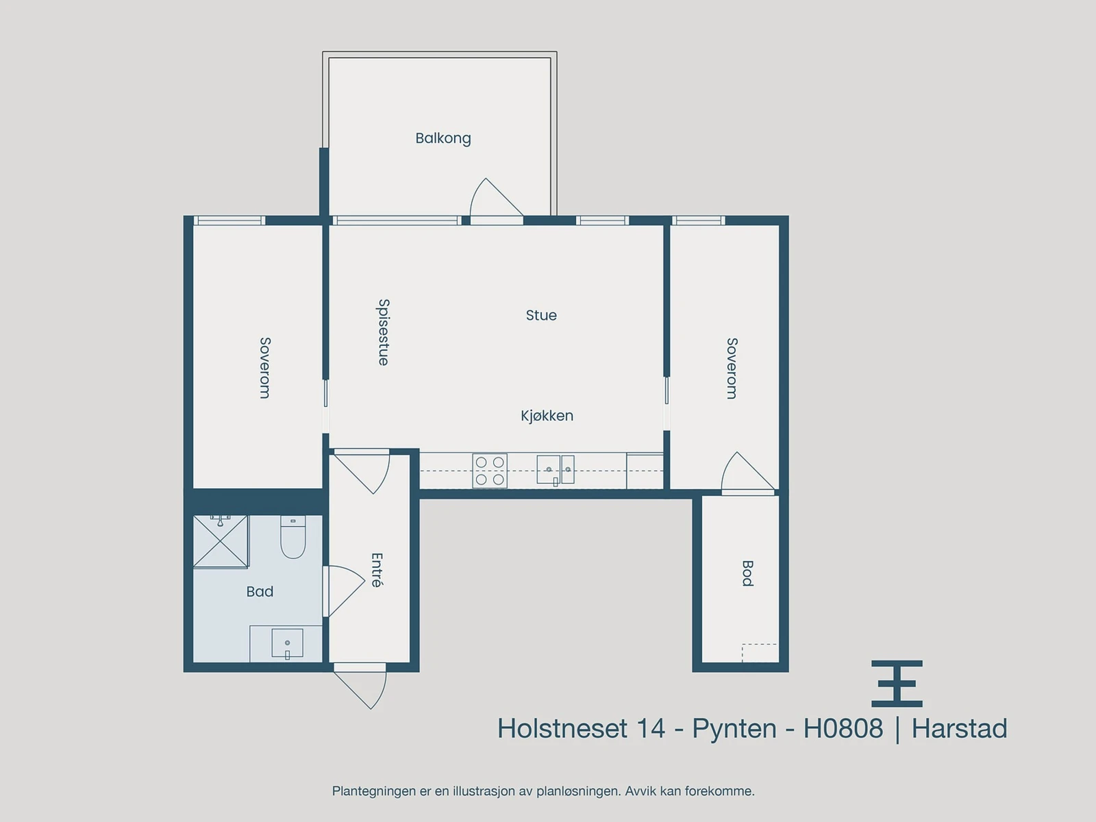 Plantegning Galleribilde