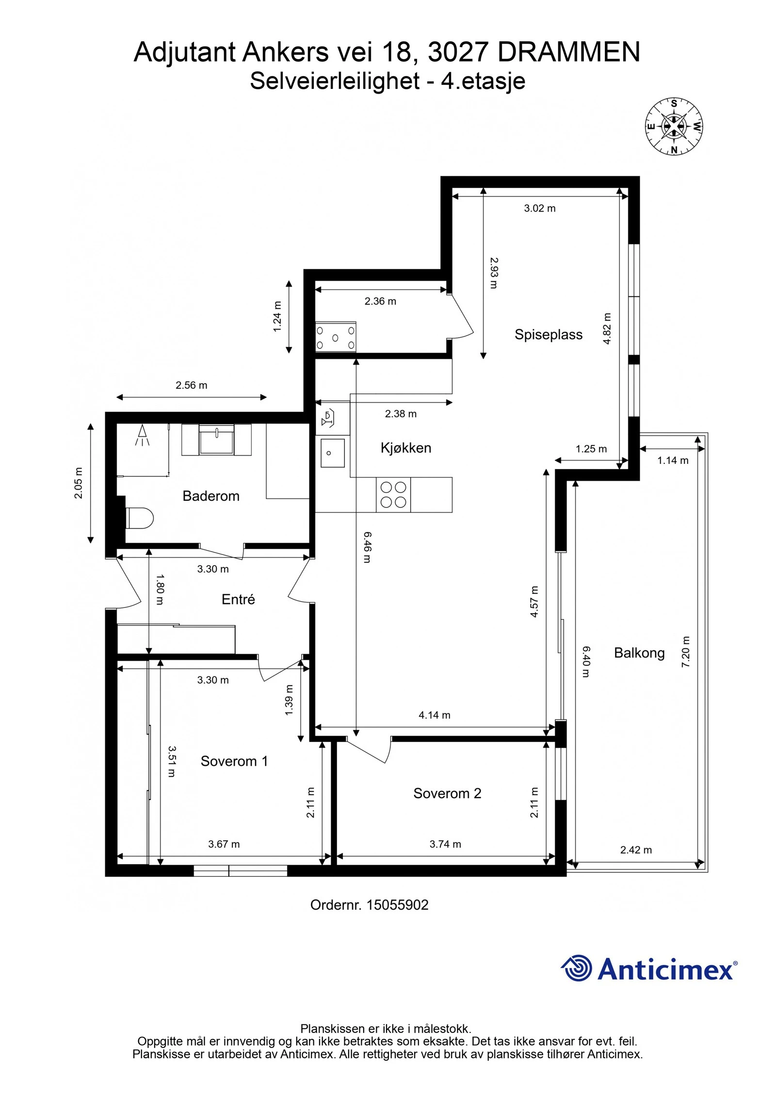 Plantegning Galleribilde