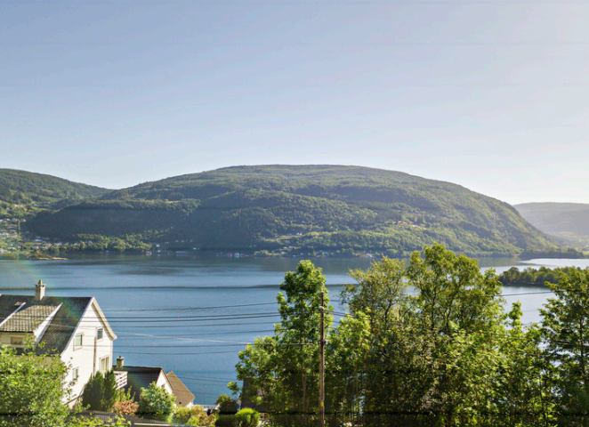 Utsikt fra tomten Galleribilde