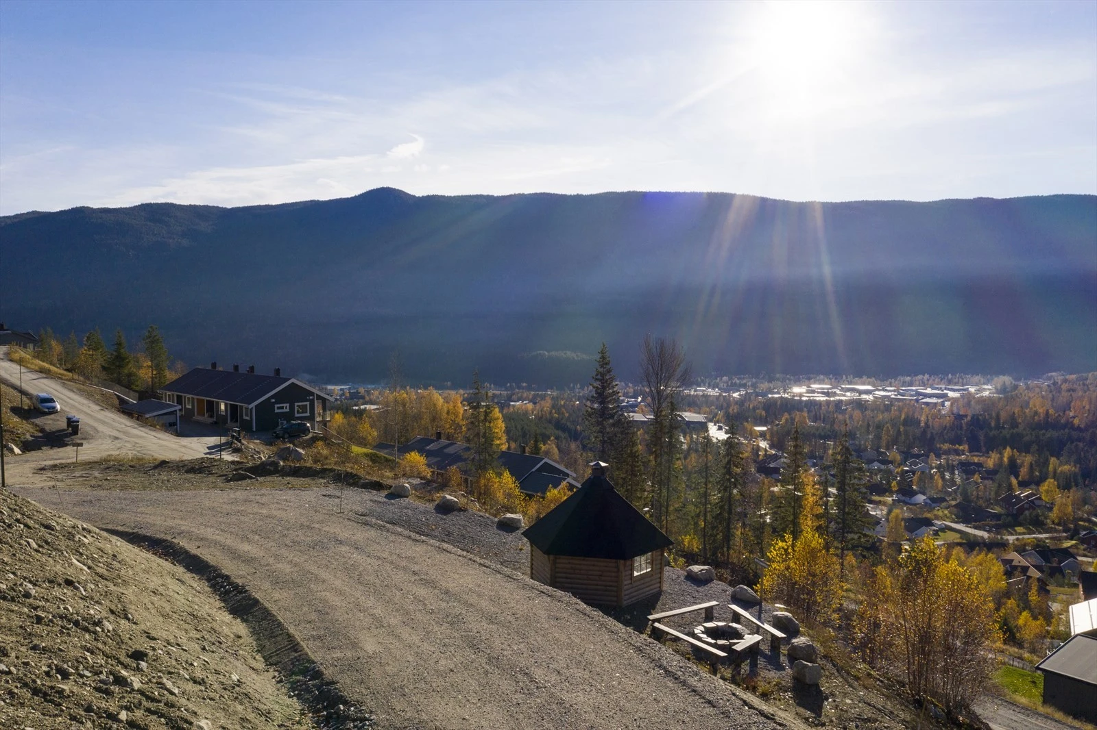 Her kan man grille og nyte utsikten. Galleribilde