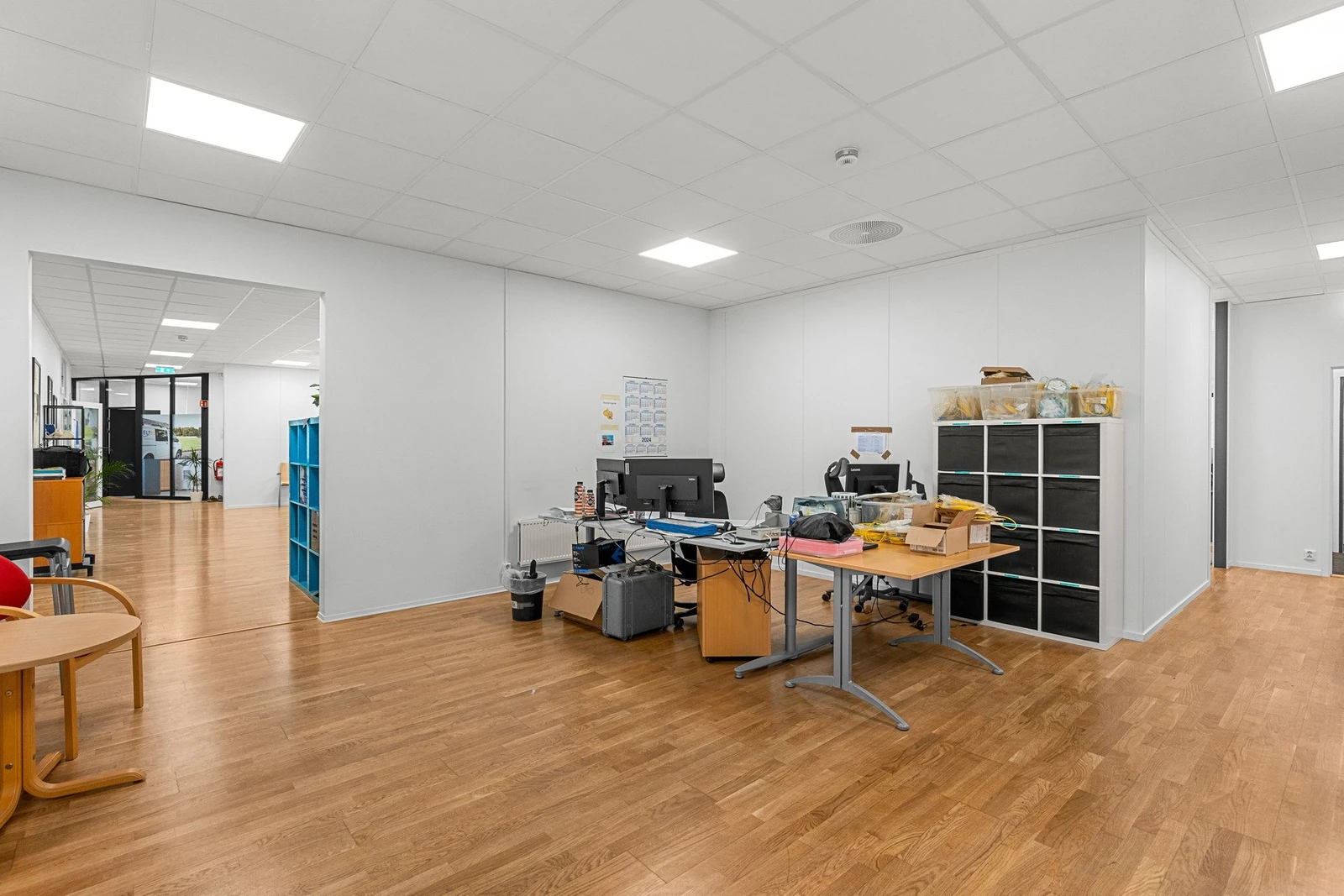 Lokalene har flere kontorlandskap og noen "prosjektrom". Galleribilde