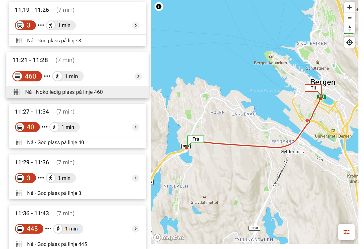 Gode bussforbindelser Galleribilde