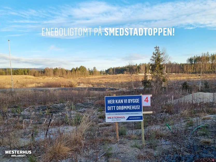 Velkommen til Plankevegen 4 på Elverum! Her bygger vi gjerne deres nye drømmehjem! Galleribilde