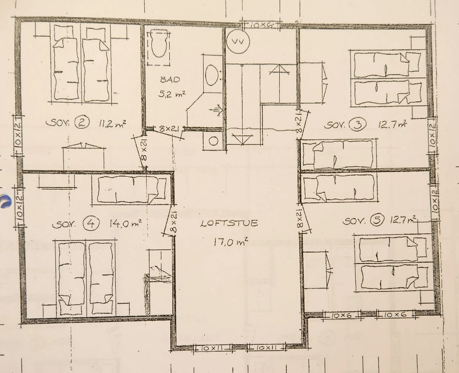Plantegning 2.etasje Galleribilde