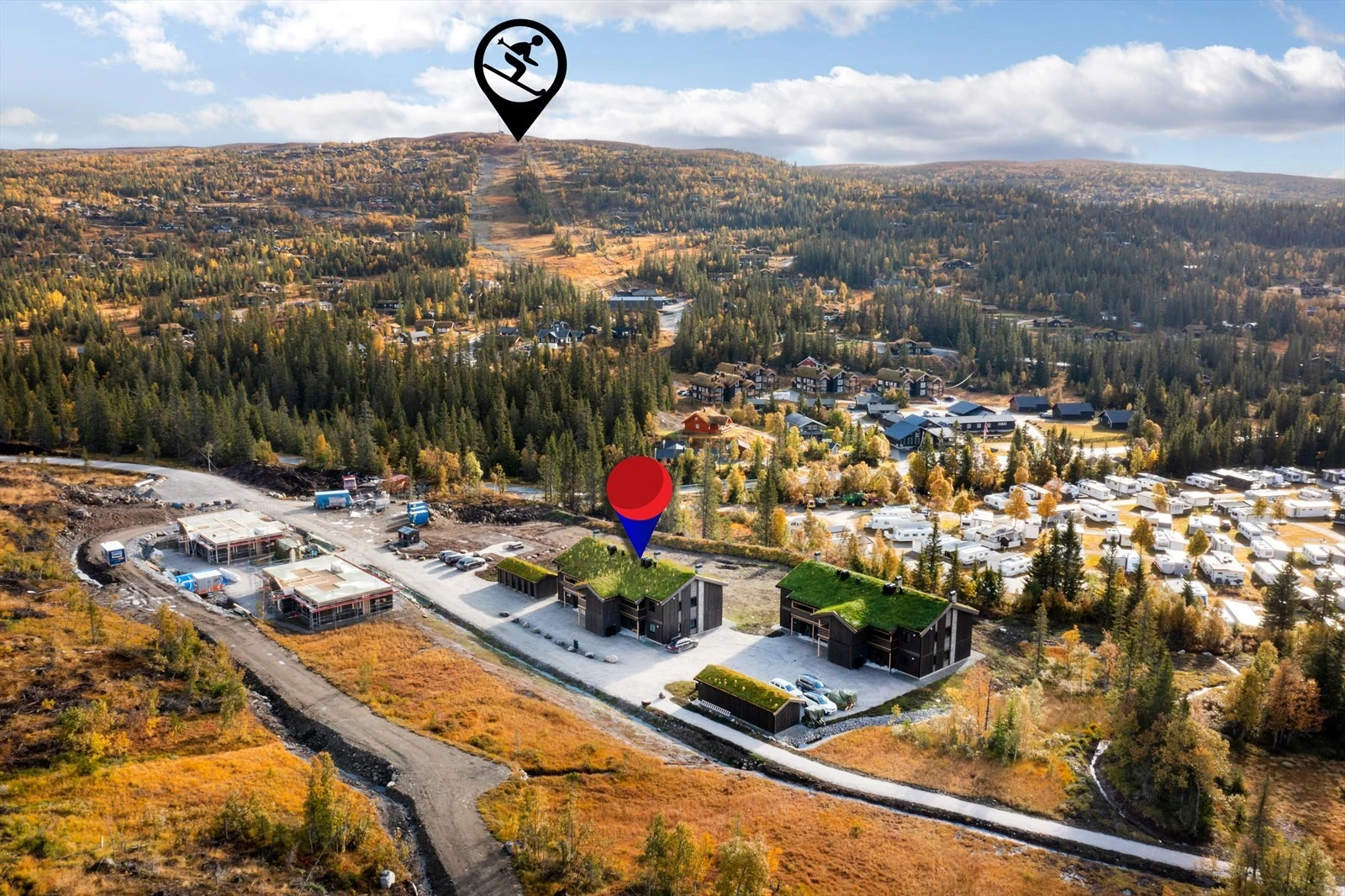 Haglebusetra har en fin sentral beliggenhet på Haglebu ca. 800 meter over havet, ca. 20 min fra Eggedal sentrum. Kort gåavstand til alpinanlegg, samt preparerte skiløyper rett utenfor døra. Galleribilde