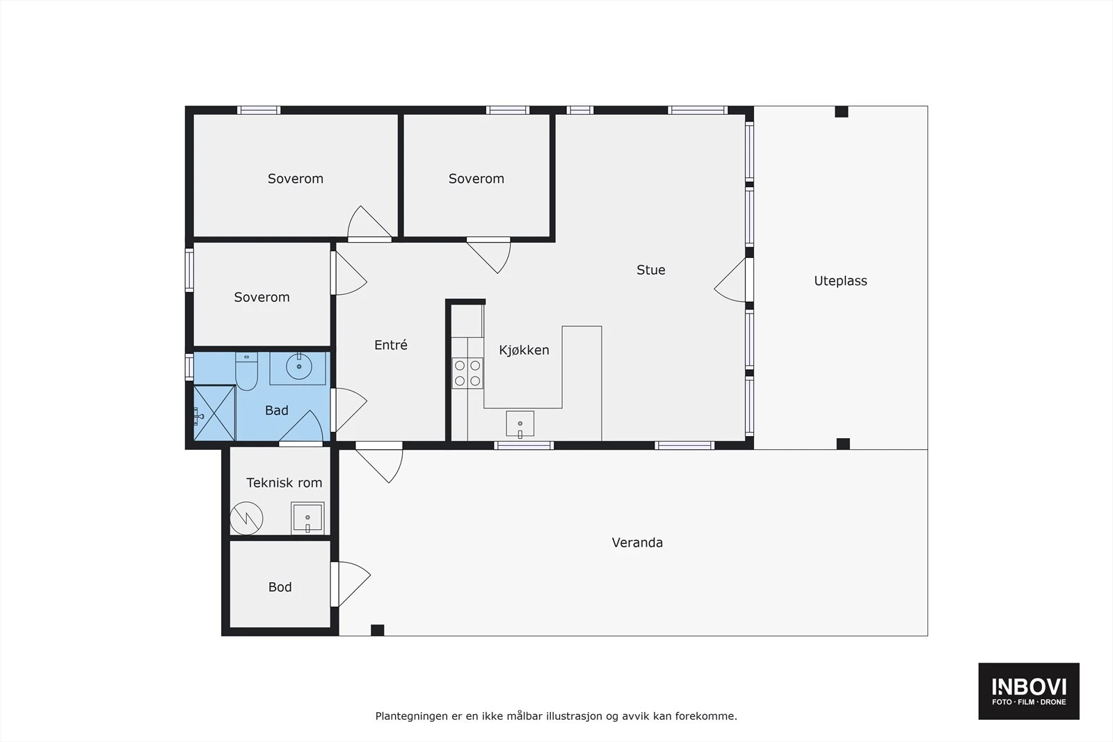 Plantegning Galleribilde