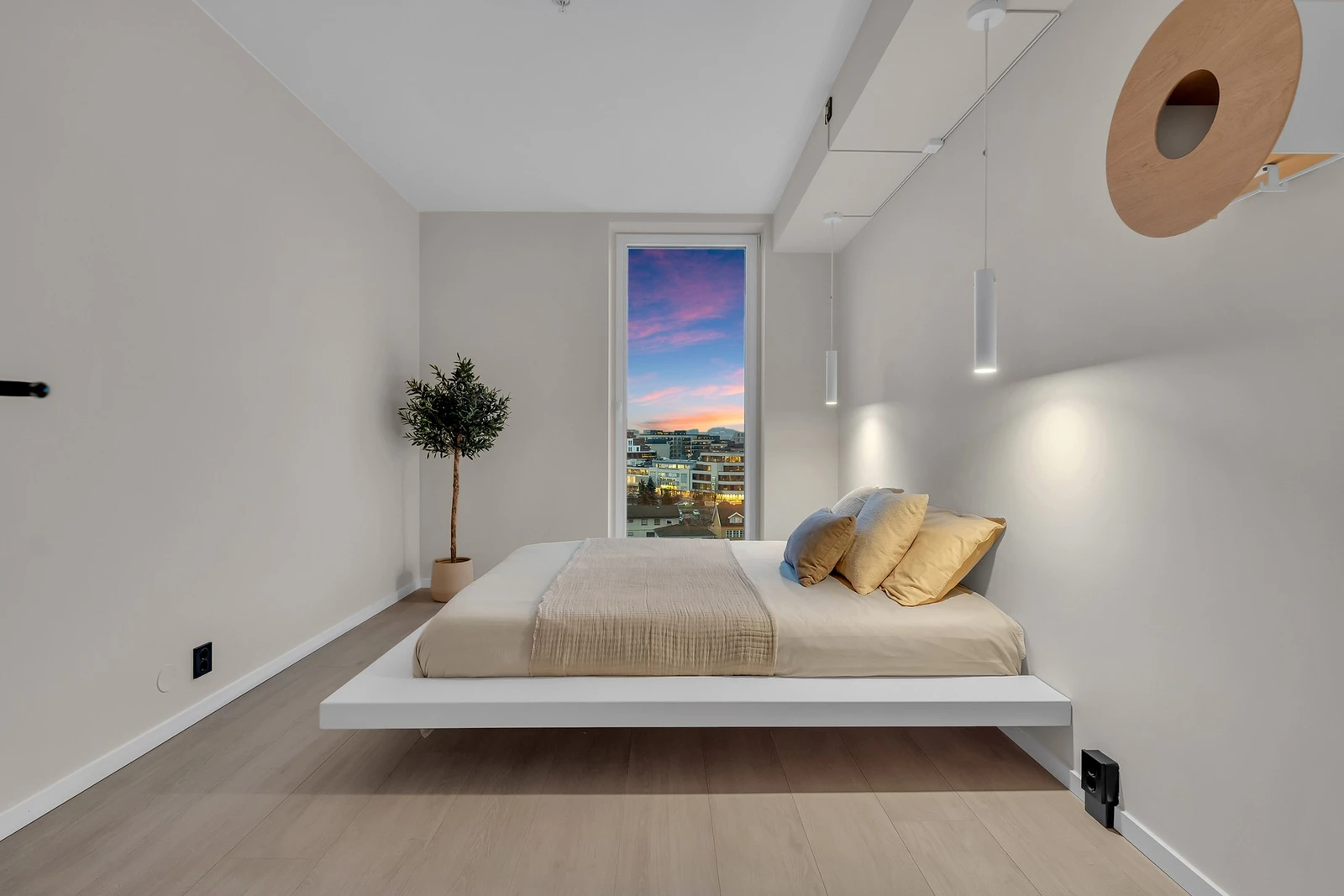 Flott utsikt fra soverommet. Galleribilde