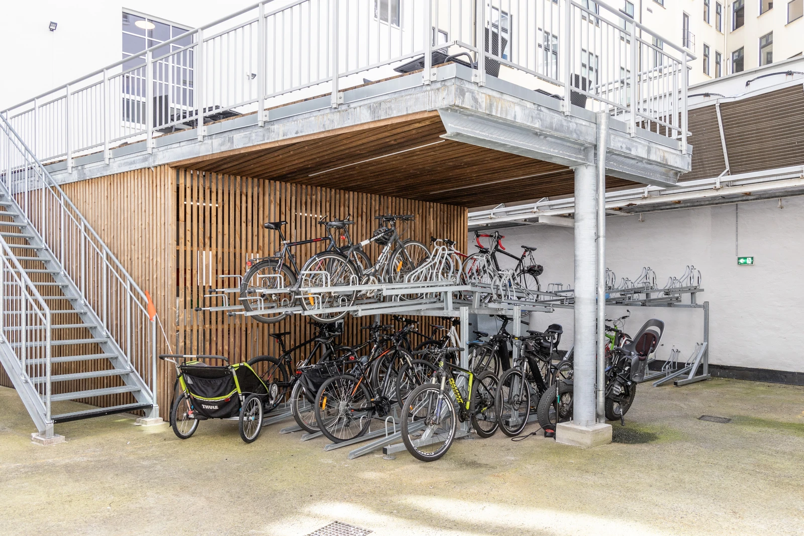 Sykkelparkering Galleribilde