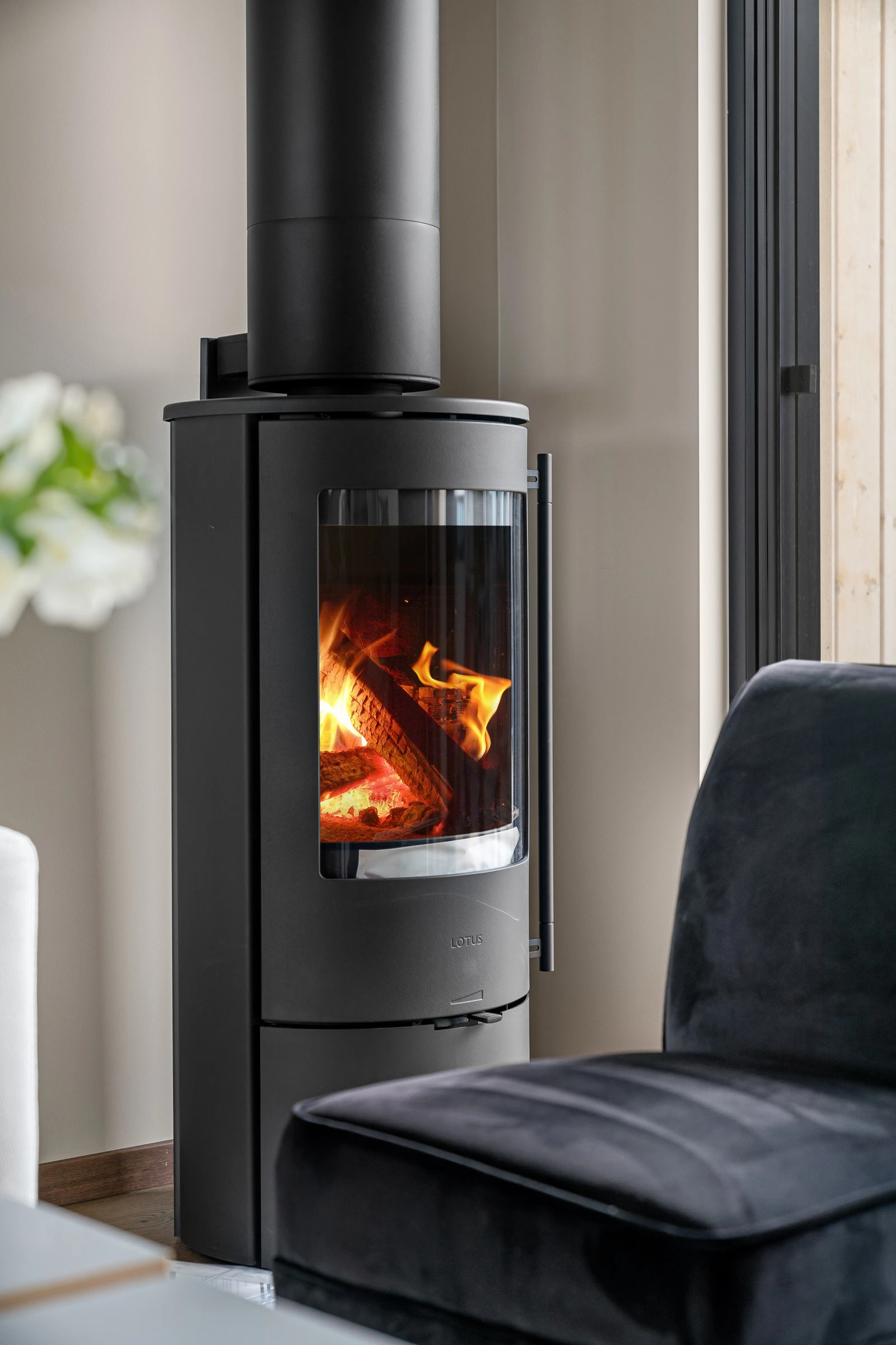 Vedfyring. Galleribilde