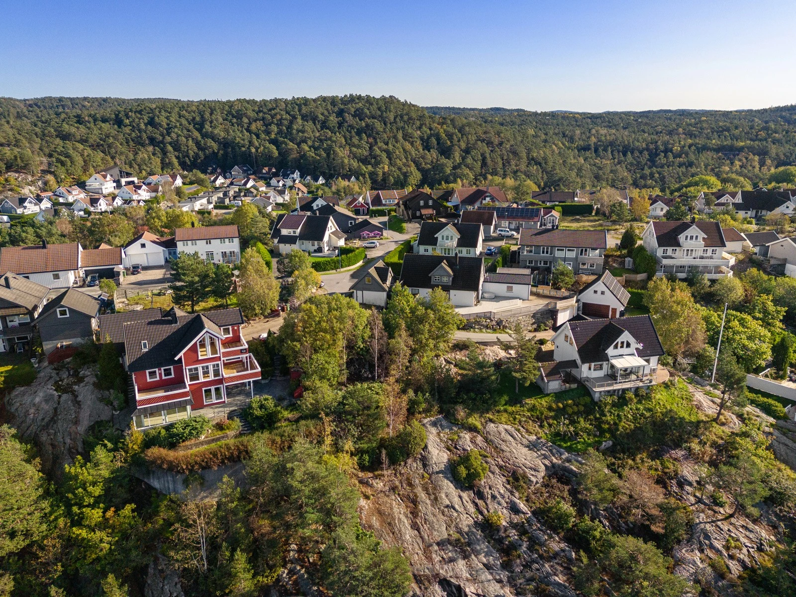 Oversikt over tomten og området rundt Galleribilde