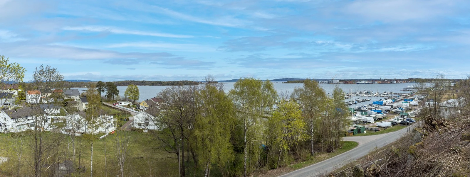 Panormabilde fra tomteområdet. Galleribilde