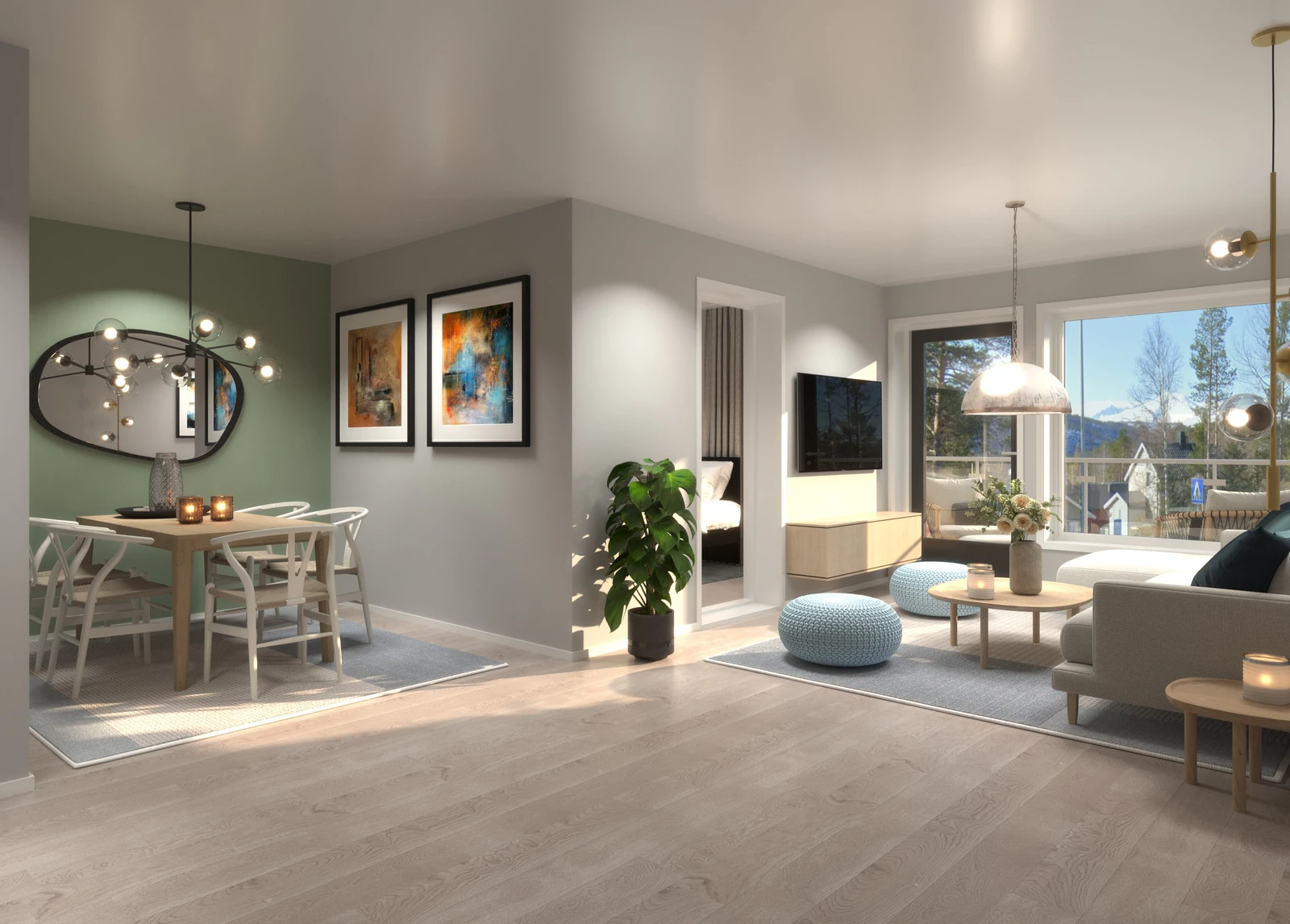 Innvendig illustrasjon Galleribilde