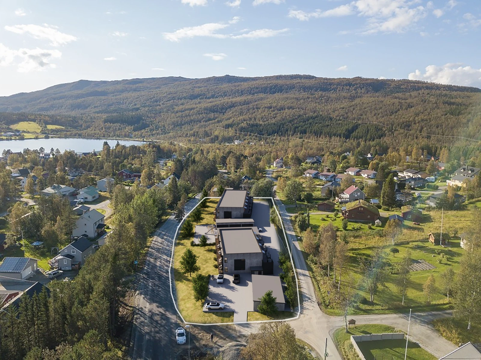 Flott utviklingstomt Galleribilde