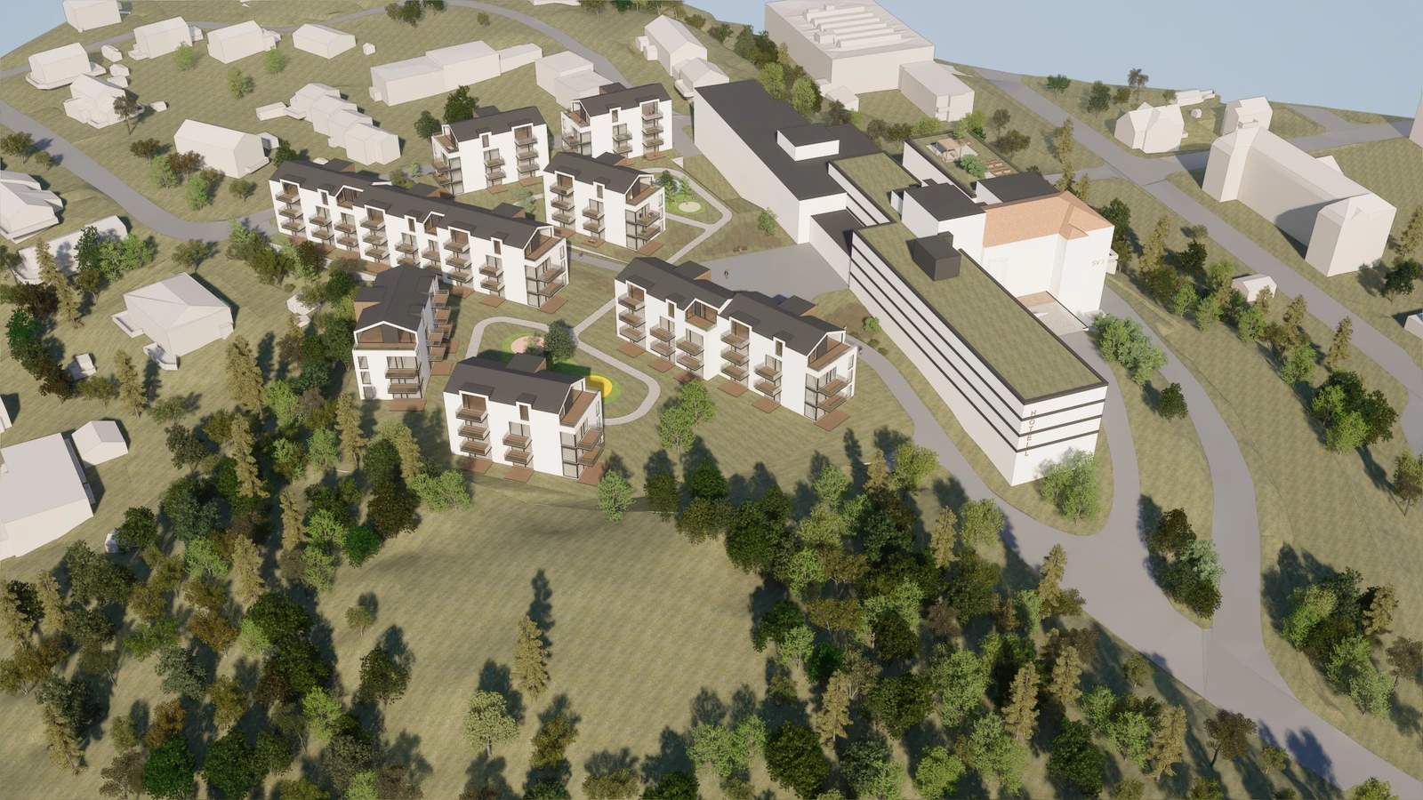 Illustrasjon hentet fra mulighetsstudie Galleribilde