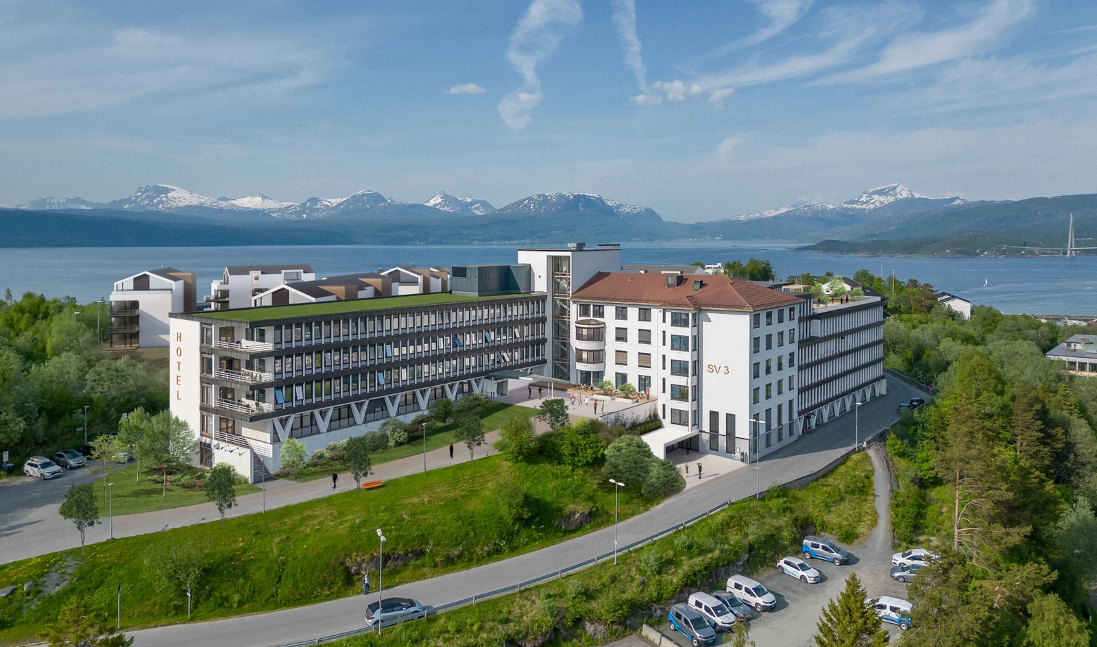 Hovedbygning, eksempel på ny bruk (fra mulighetsstudie) Galleribilde