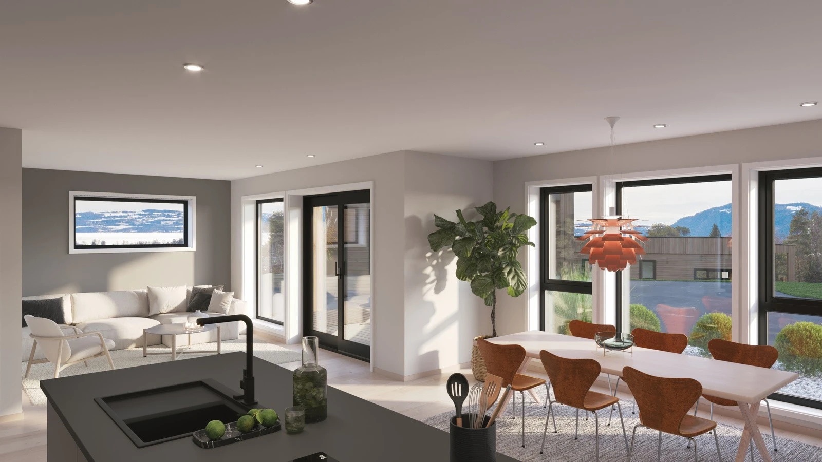 Bolig 1 - Tomannsbolig på ett plan Galleribilde