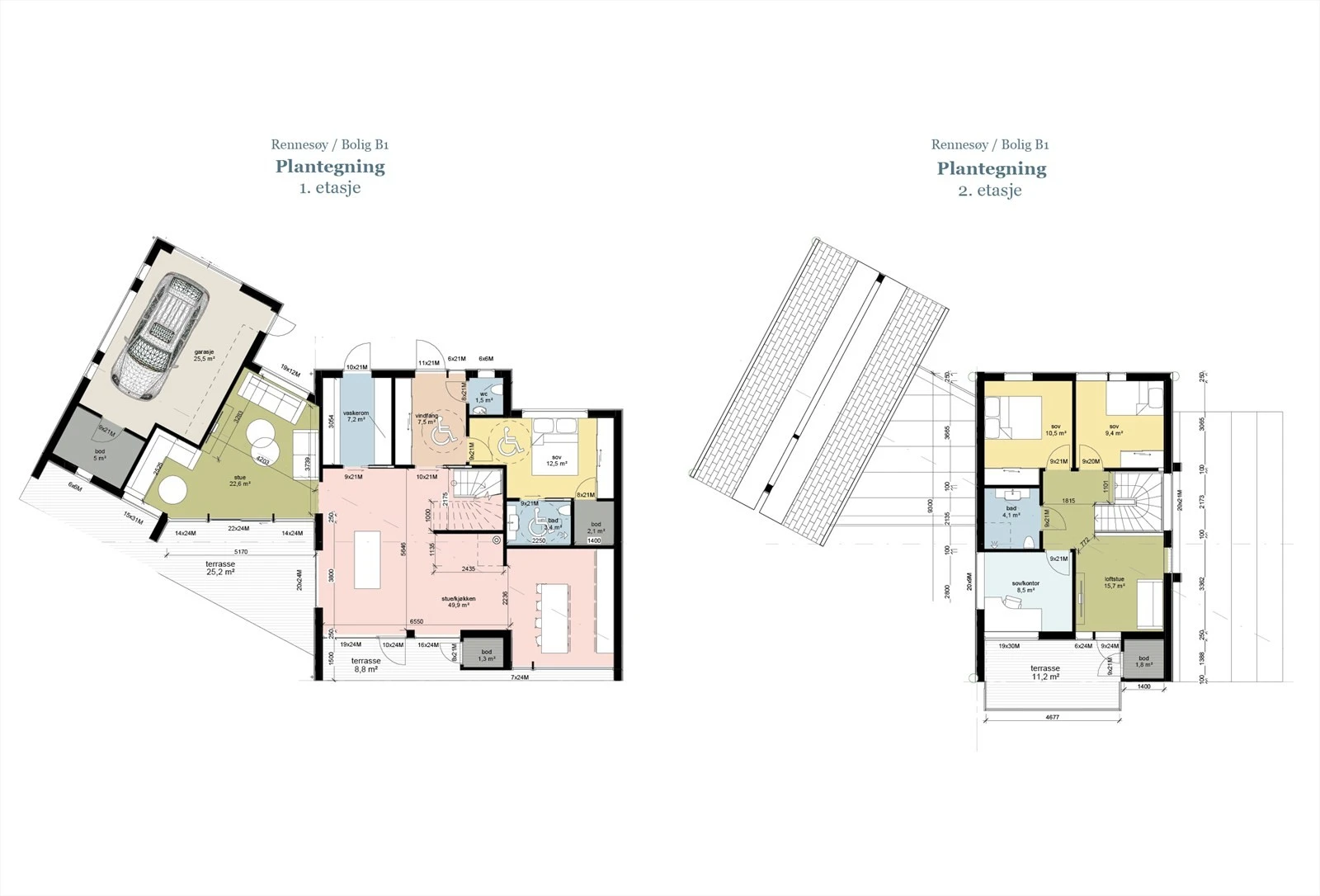 Plantegning bolig 1 Galleribilde