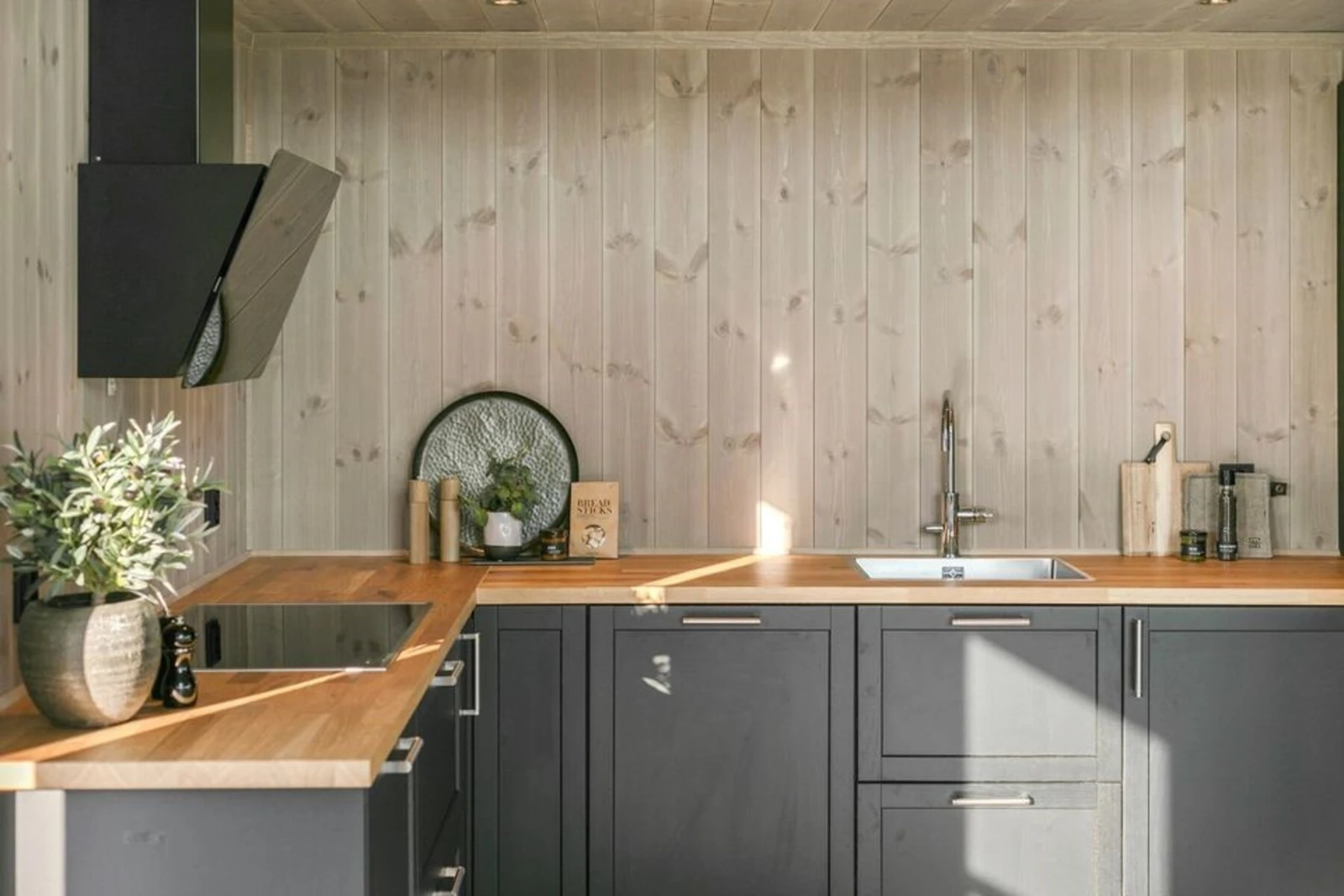 I våre prosjekter leveres kjøkken fra Norema. Interiørfoto fra en lignende modell Galleribilde