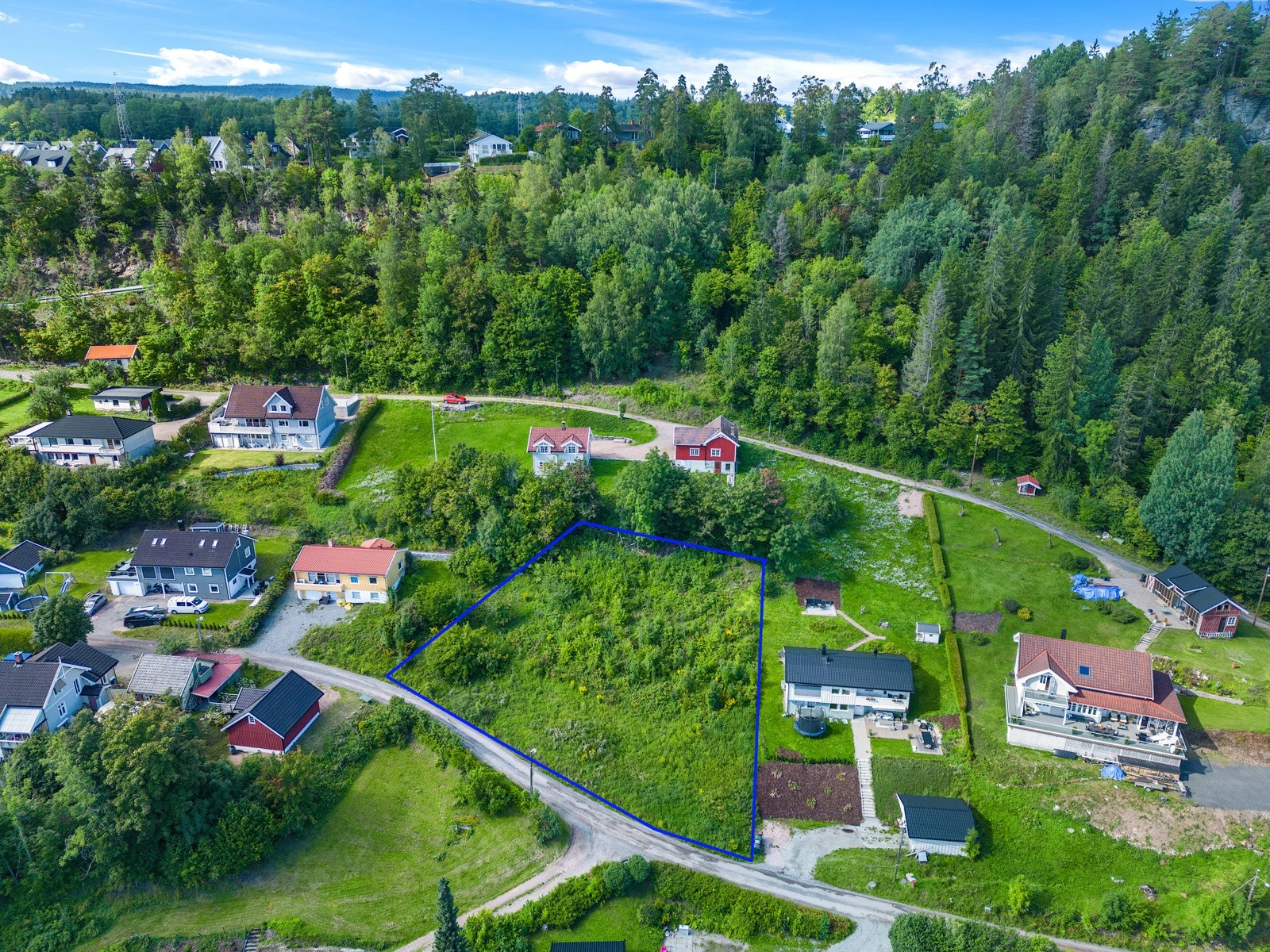 Ca grenser på tomten Galleribilde