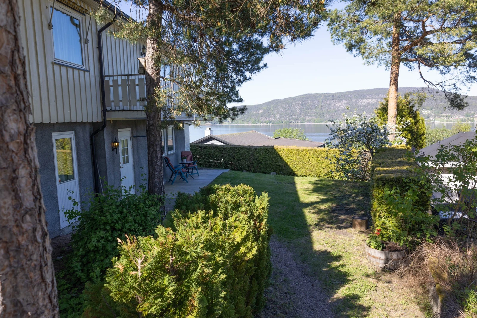 Uteområdet som følger leiligheten Galleribilde