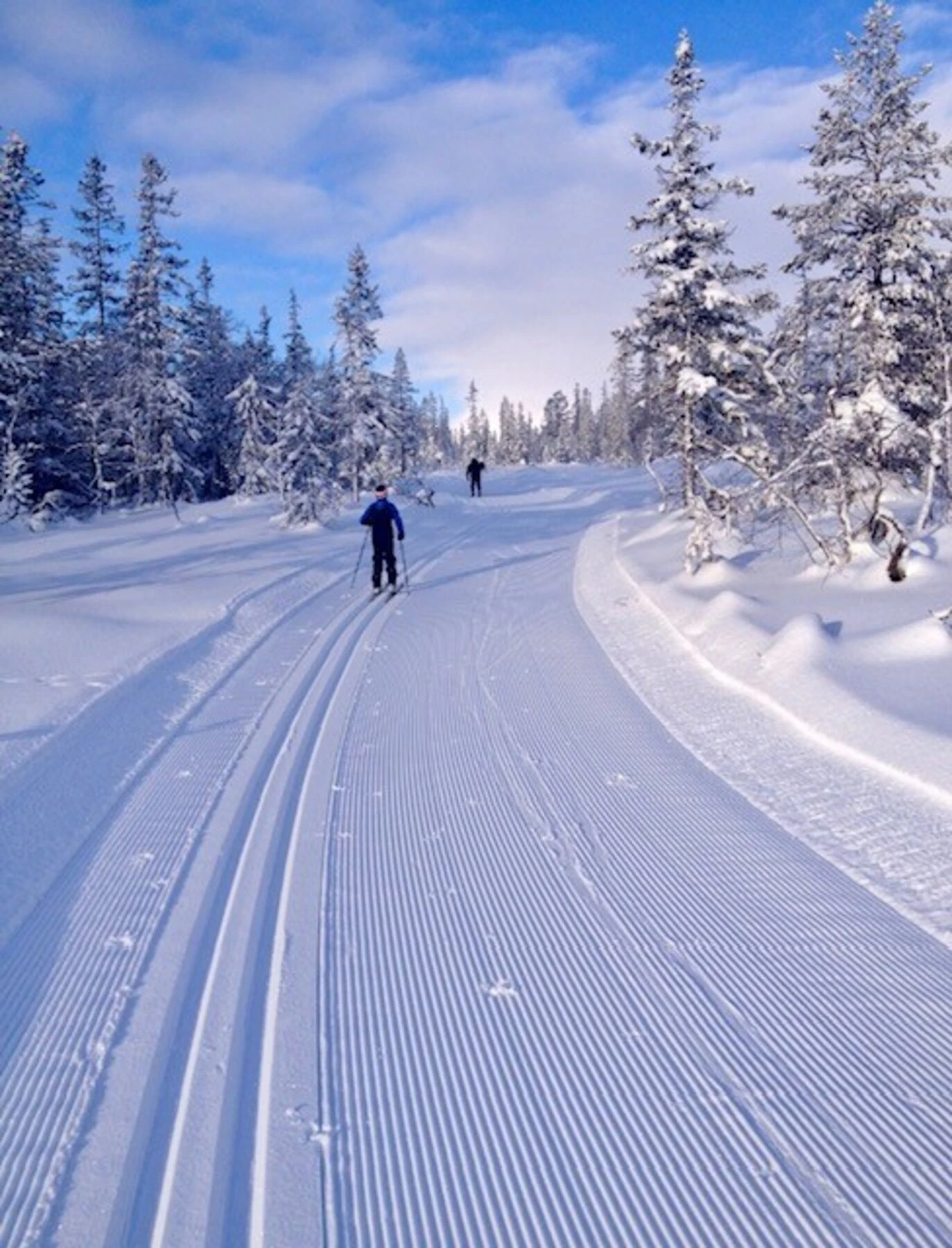 Det er et eget løypelag som sørger for flotte oppkjørte løyper Galleribilde