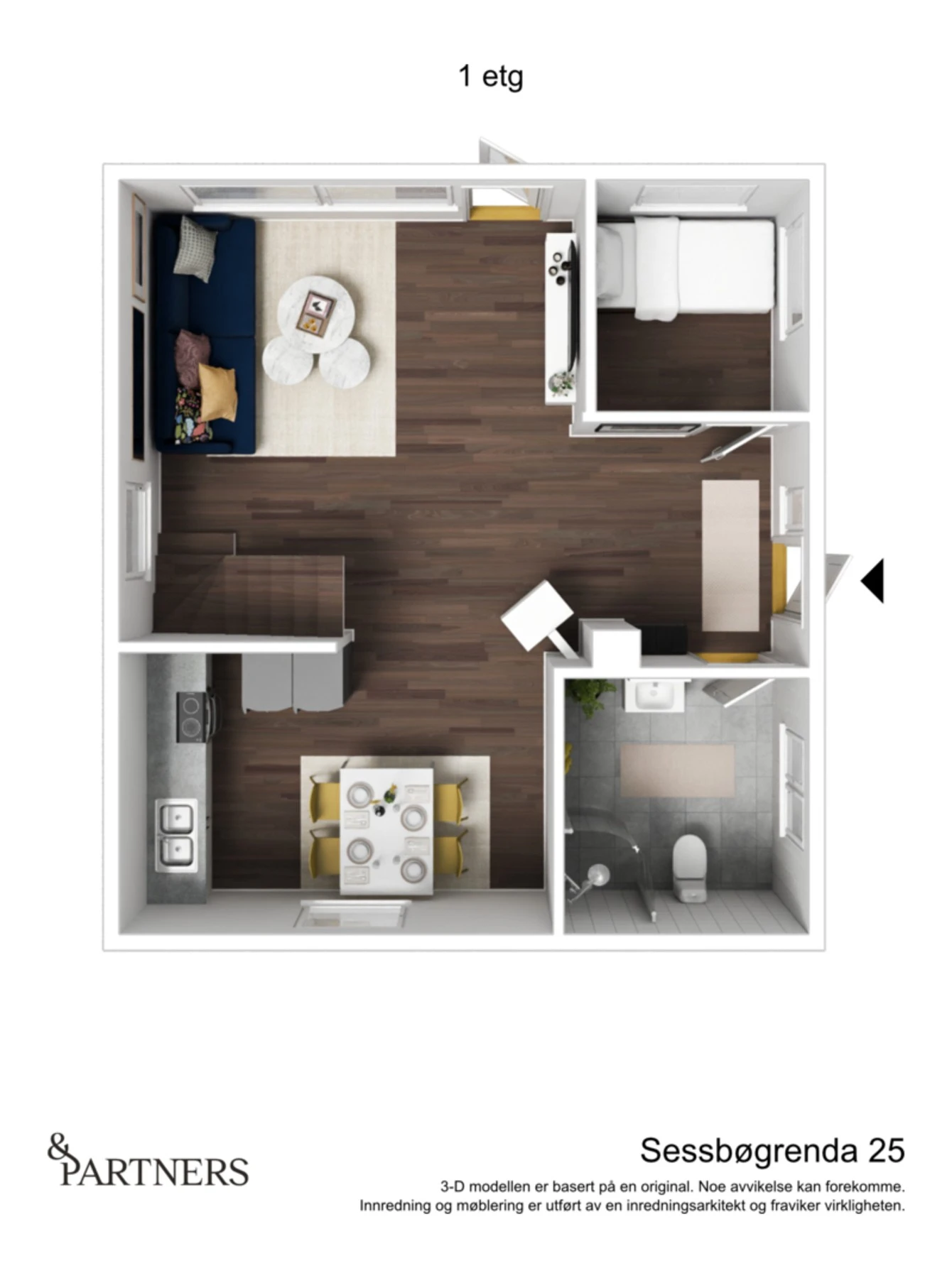 Planskisse Galleribilde