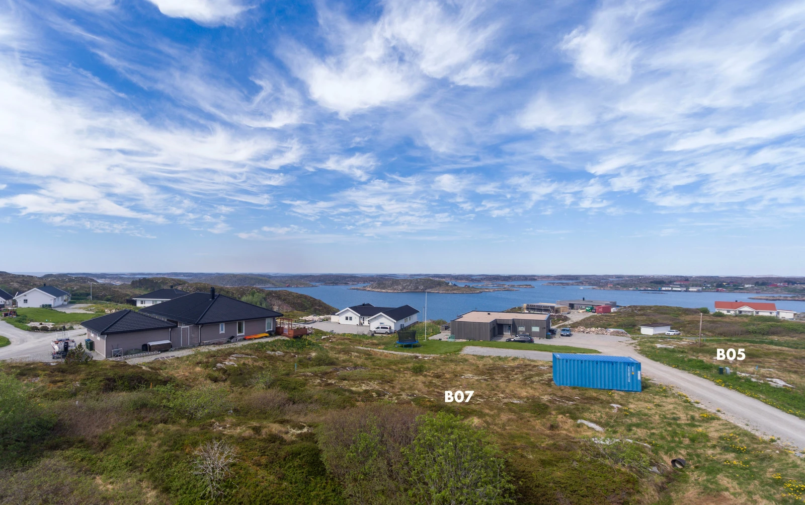 Grindfaret tilbyr en variert boligmasse, fra eneboliger til rekkehus og leiligheter Galleribilde