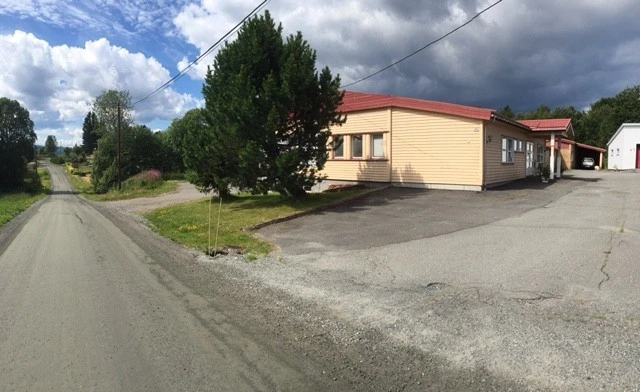 Innkjørsel sett ovenfra Galleribilde