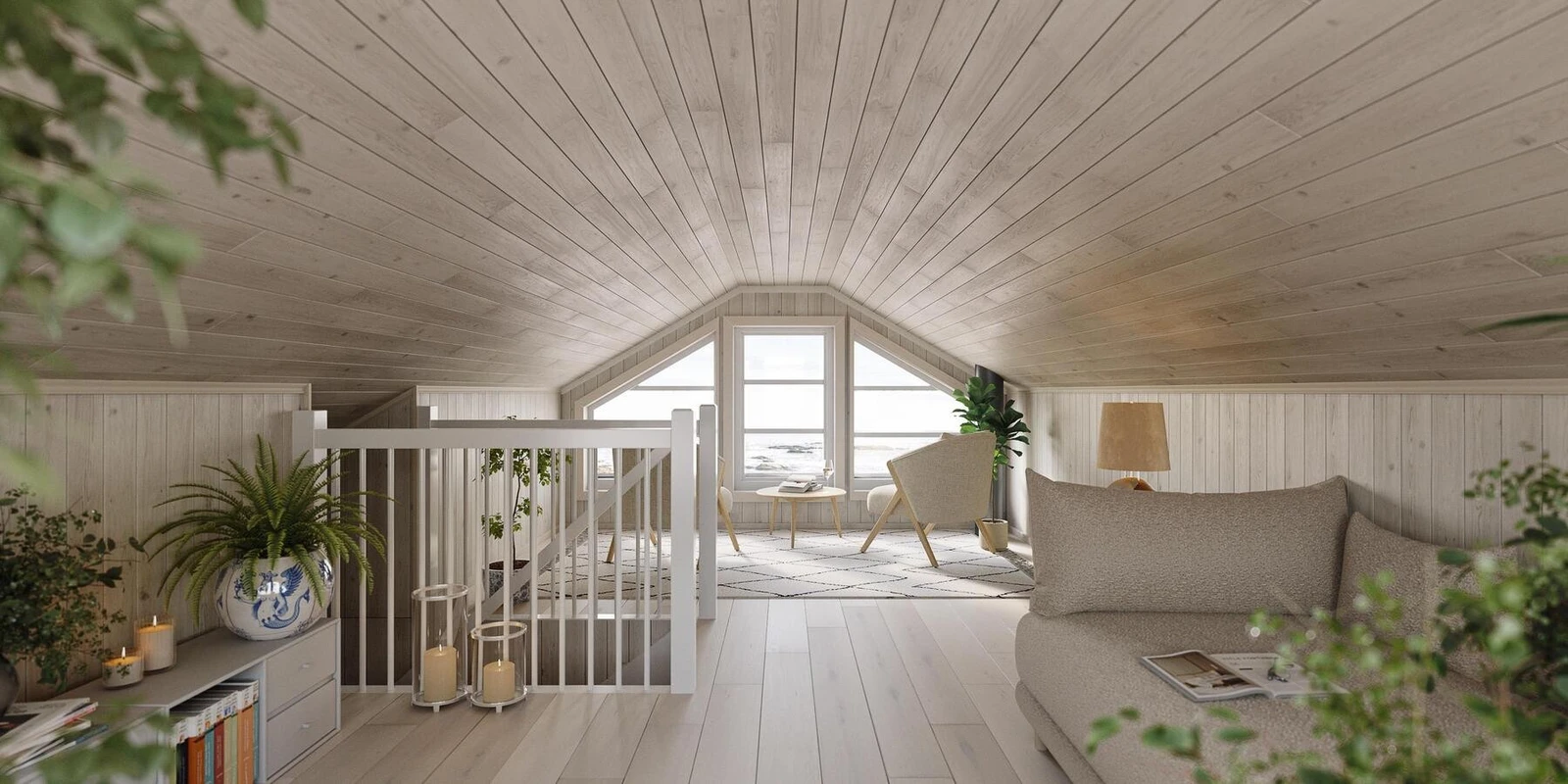 Hemsen på MER har 20,6m2 gulvareal og gir ekstra plass til familie og venner Galleribilde